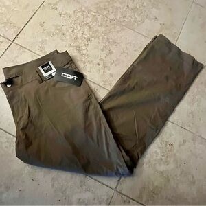 CQR Tactical Women‎ Hiking Pant UPF 50+ Sun Protective Roll Tab Zip Leg 14R NWT